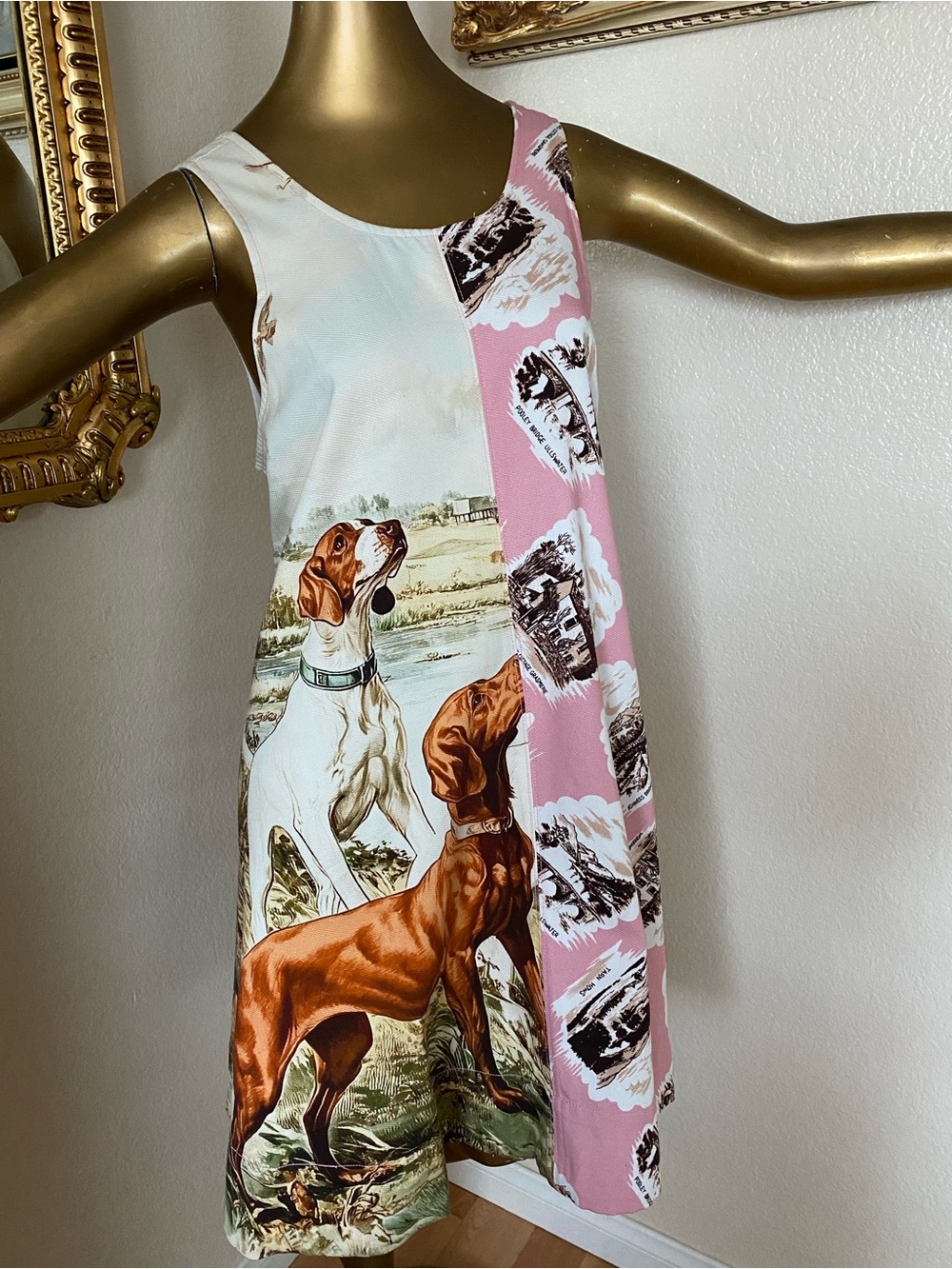 Anthropologie Maeve Keiko Dog Motif Dress - Picture 4 of 14
